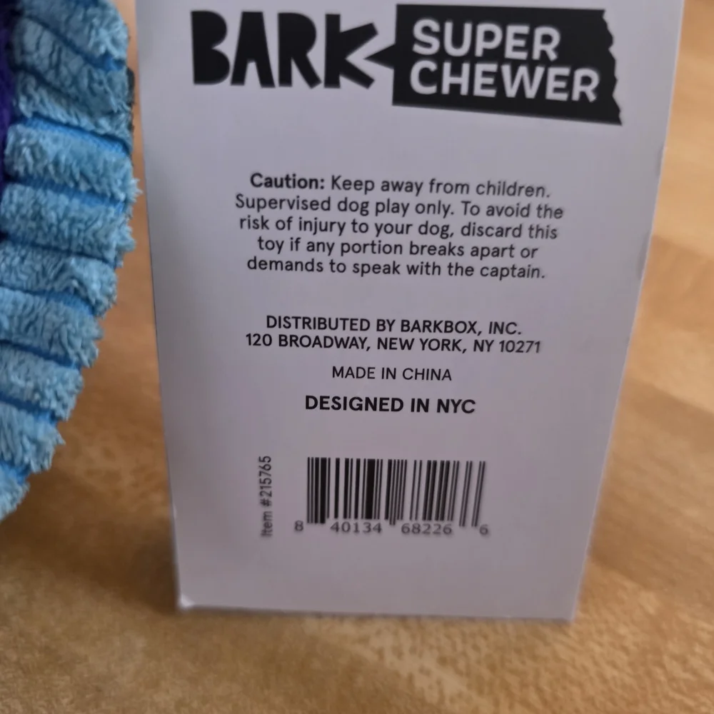 Barkbox Karen Kracken Octopus Large Dog Toy (DGT5)